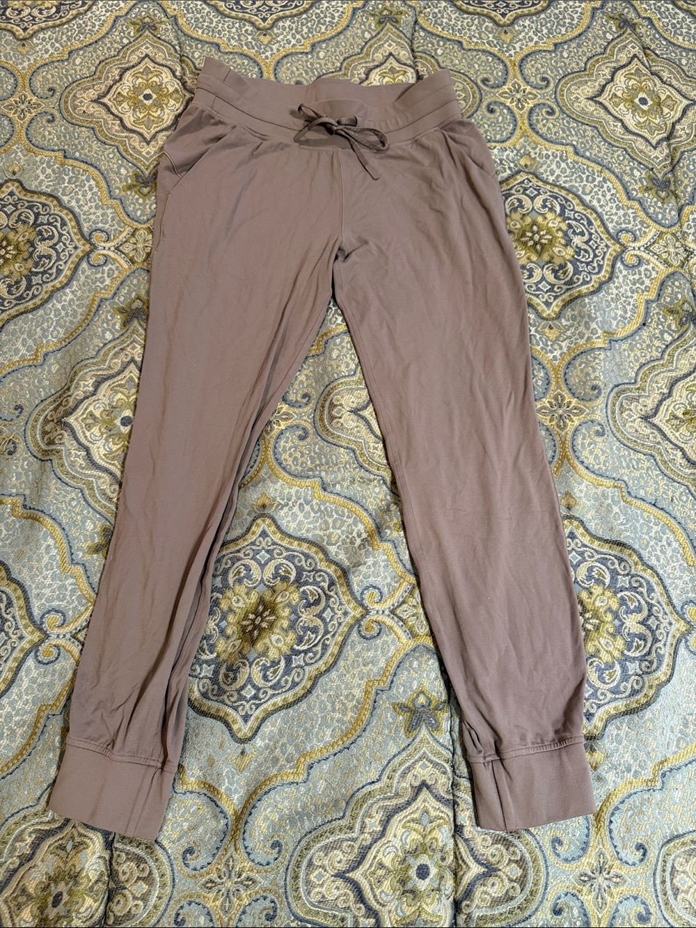 lululemon athletica Brown Drawstring Jogger Pants